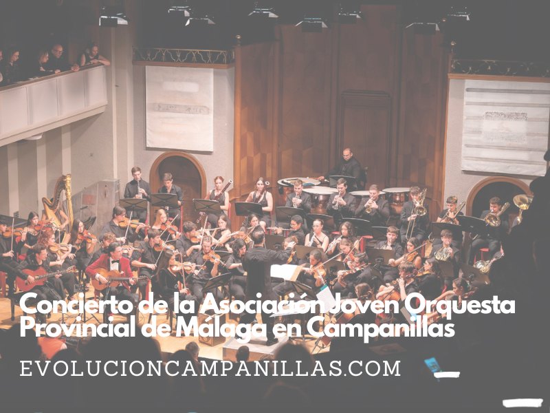 Concierto de la Joven Orquesta Provincial de Málaga en Campanillas