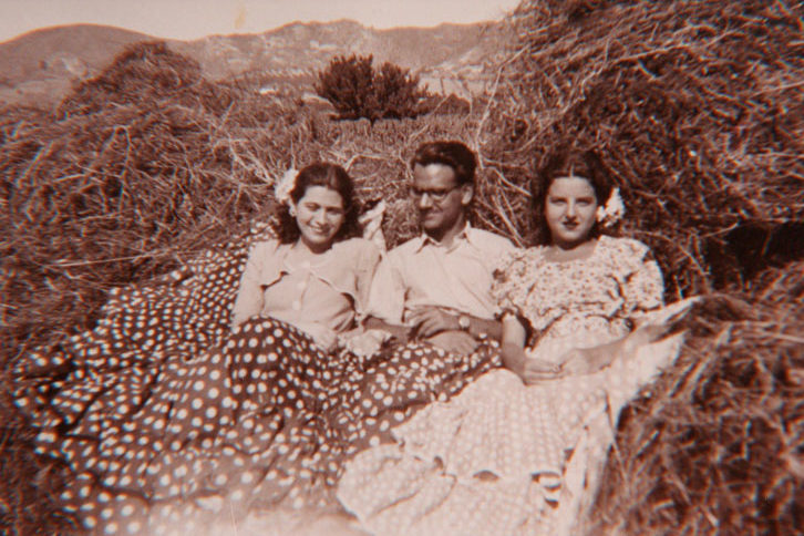 Joaquín Aragón y esposa