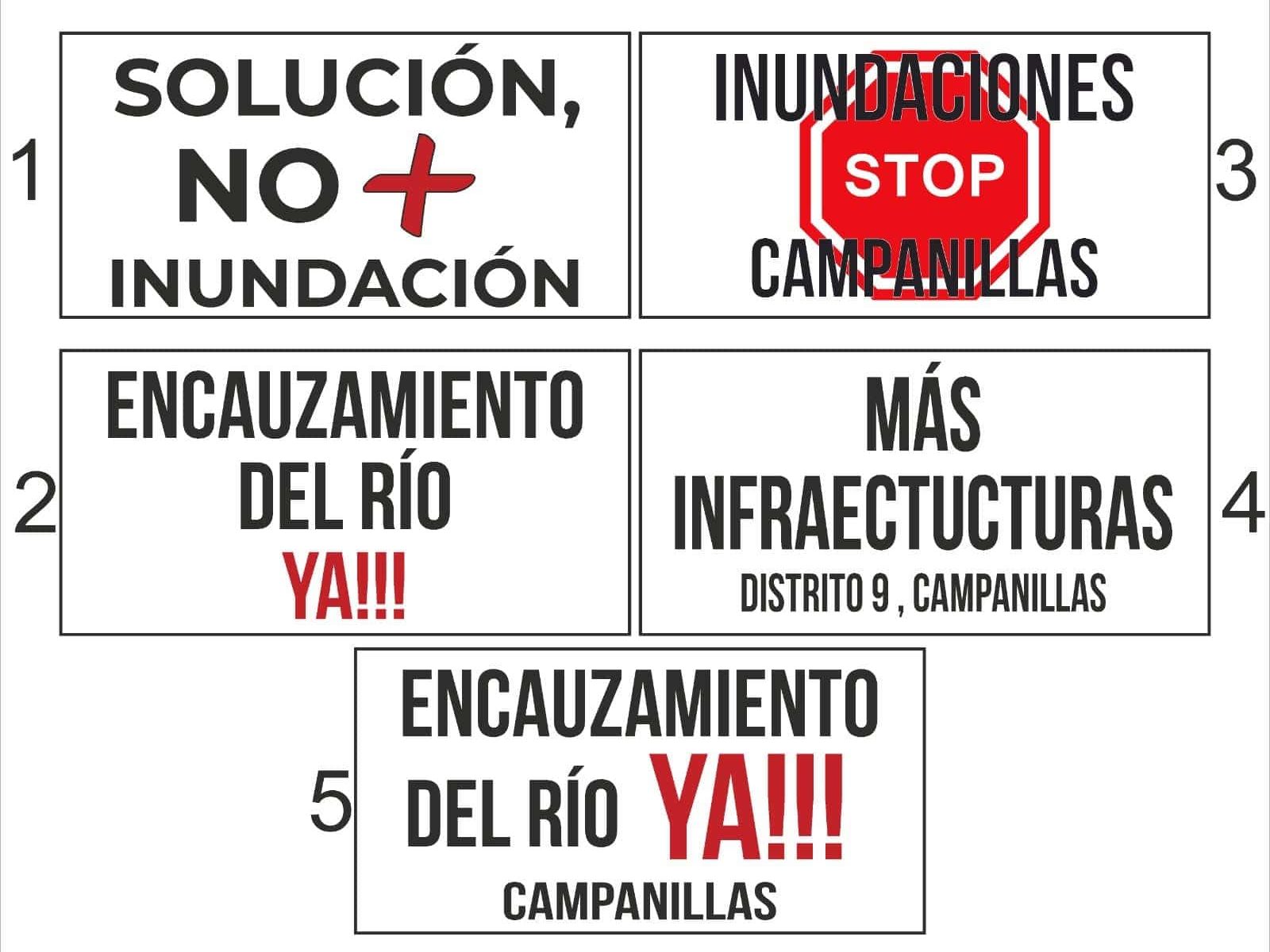 marcha vecinal soluciones inundaciones